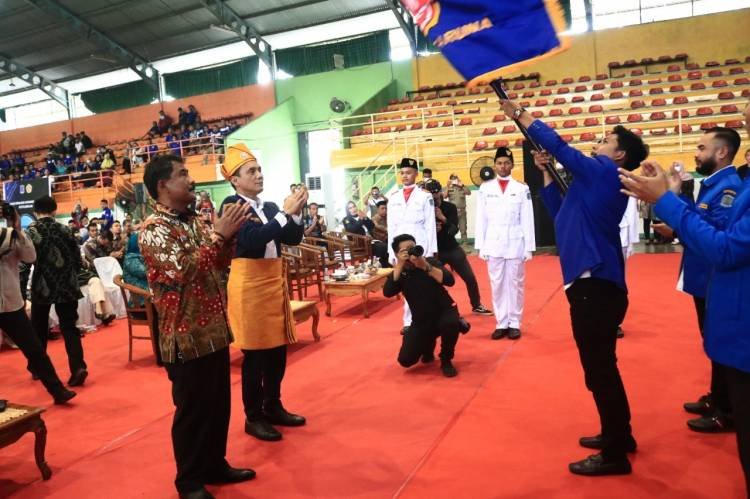 Anak Wali Kota Binjai Dilantik Sebagai Ketua Karang Taruna