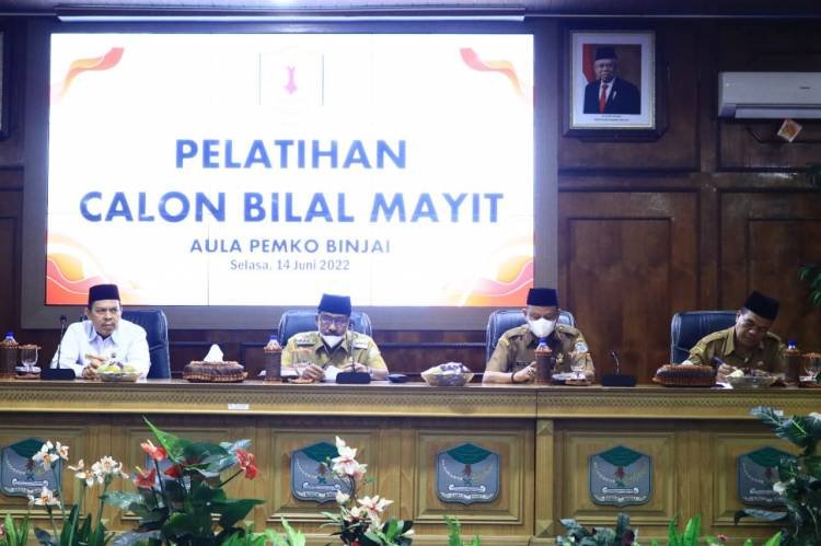 Tingkatkan SDM, Pemko Binjai Gelar Pelatihan Bagi Calon Bilal Mayit