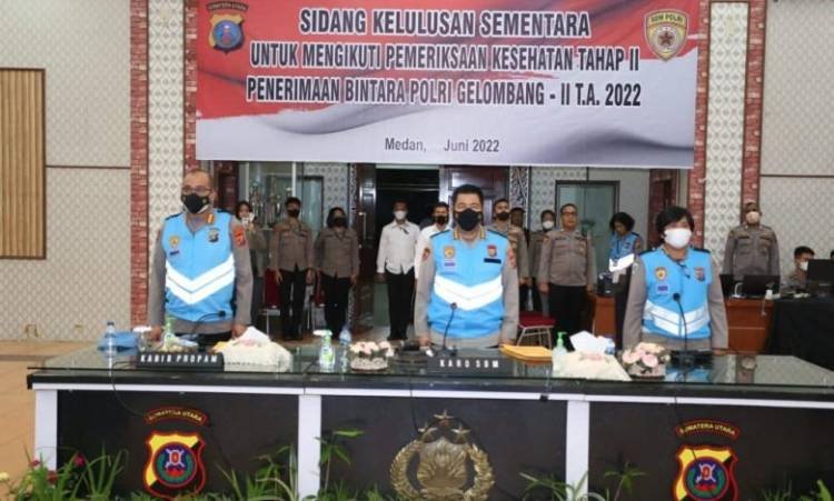 1.514 Peserta Seleksi Penerimaan Bintara Polri TA 2022 Lolos ke Rikkes Tahap II