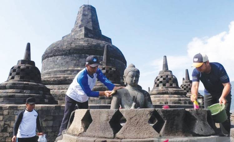 Tak Ada Kenaikan Tiket, Kuota Naik Candi Borobudur Dibatasi