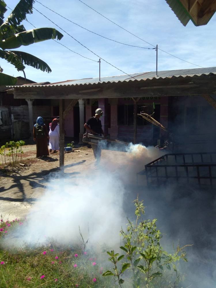 4 Desa di Kecamatan Telukmengkudu Difogging Dinkes Sergai