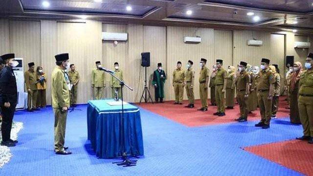 Sekda Lantik 71 Pejabat Fungsional di Lingkungan Pemko Binjai