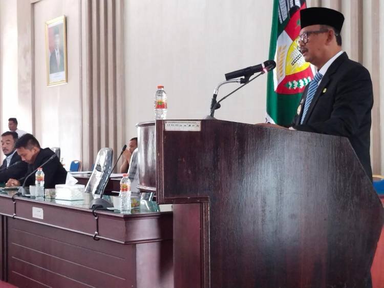 Bupati Simalungun Sampaikan Pengajuan Perubahan Perda Tentang Nagori Berkaitan dengan Pilpanag