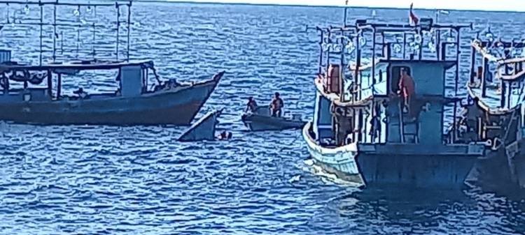 Tenggelam di Perairan Pulau Berhala, TNI AL Evakuasi 7 ABK KM Jaya Baru 2