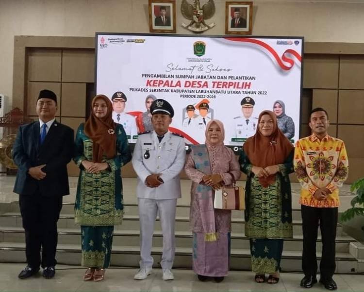 Bupati Labura Lantik 60 Kades Terpilih