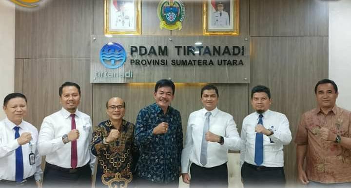 Bupati Nias Barat Ajak PDAM Tirtanadi Kerjasama Sediakan Air Bersih