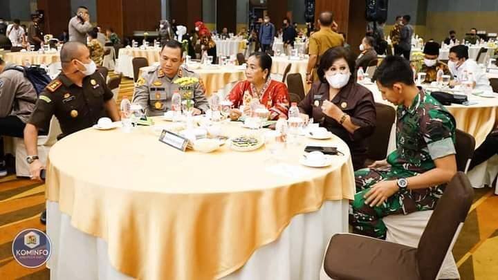 Bupati Karo Ikuti Rakor Percepatan Realisasi APBD Kabupaten/Kota se-Sumut