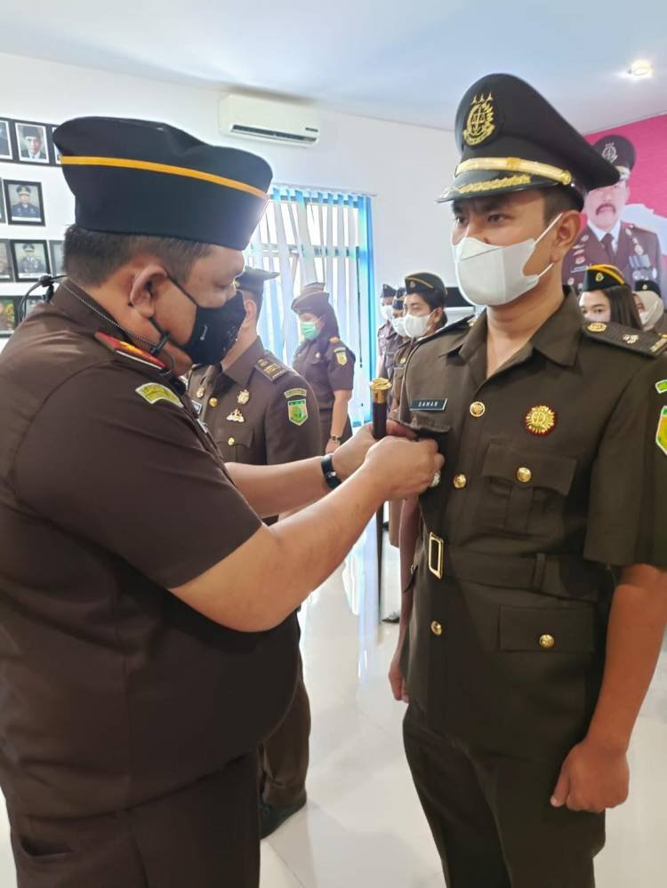 Samandhohar Munthe SH MH Dilantik Menjadi Kasi BB dan Barang Rampasan Kejari Simalungun