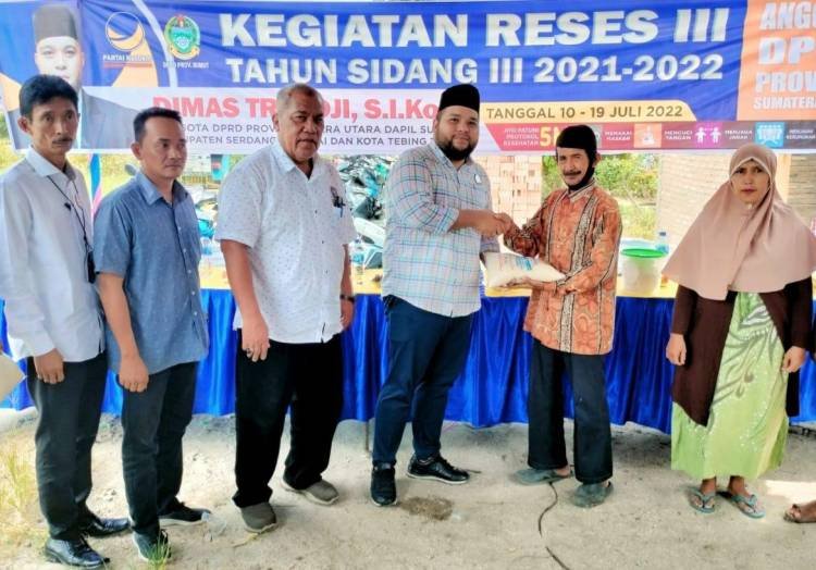 Reses di Desa Pon Sergai, Dimas Tri Adji Tampung dan Siap Perjuangkan Aspirasi Masyarakat