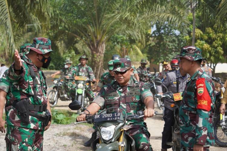 Danrem 022/PT Hadiri Pembukaan TMMD ke-114 di Labuhan Batu Selatan