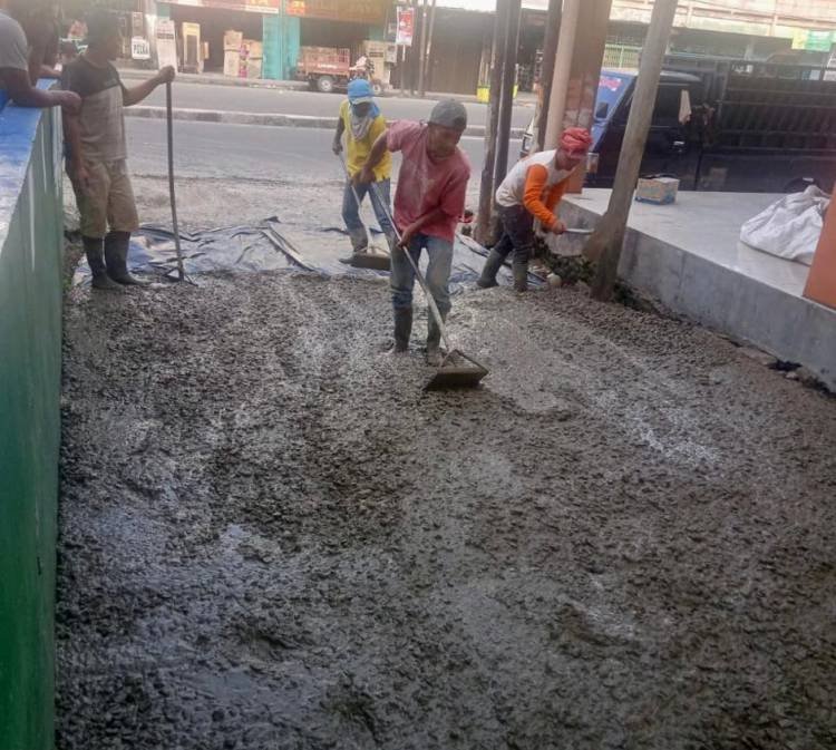 Kecamatan Medan Barat Rehabilitasi 396 Meter Drainase dan 381,8 Meter Jalan Beton