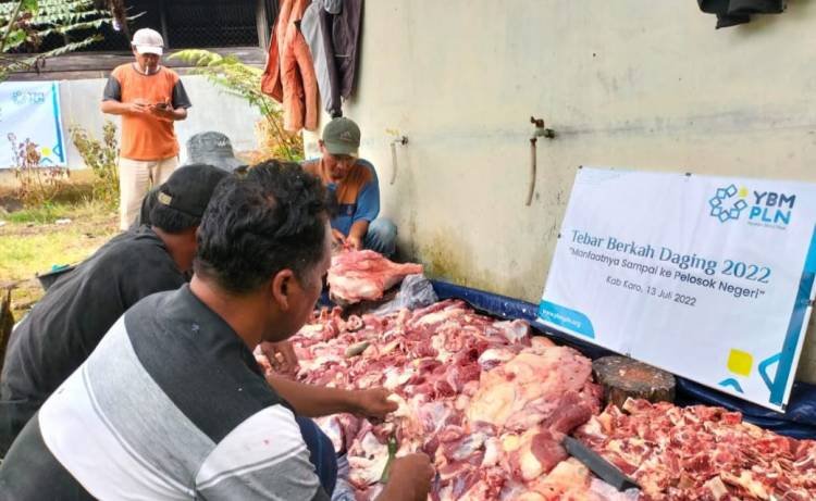 YBM PLN UIP Sumbagut Gelar Tebar Berkah Daging 2022 di Sumut dan Aceh