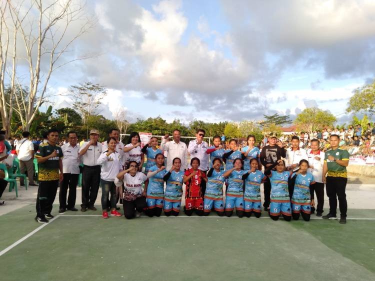 Kejurwil V Kepulauan Nias PBVSI Sumut Resmi Dibuka