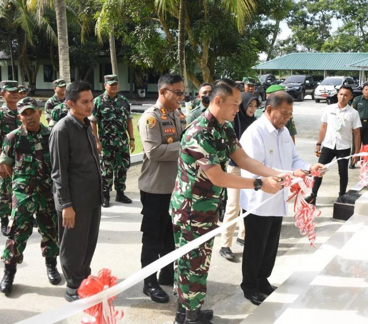 Bupati Ashari Tambunan Resmikan Aula Pandawa Sakti Makodim 0204/DS