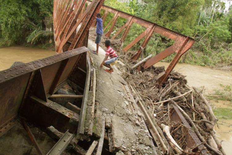 Jembatan Rusak Dilalui Alat Berat di Percut Seituan Sudah Ditangani