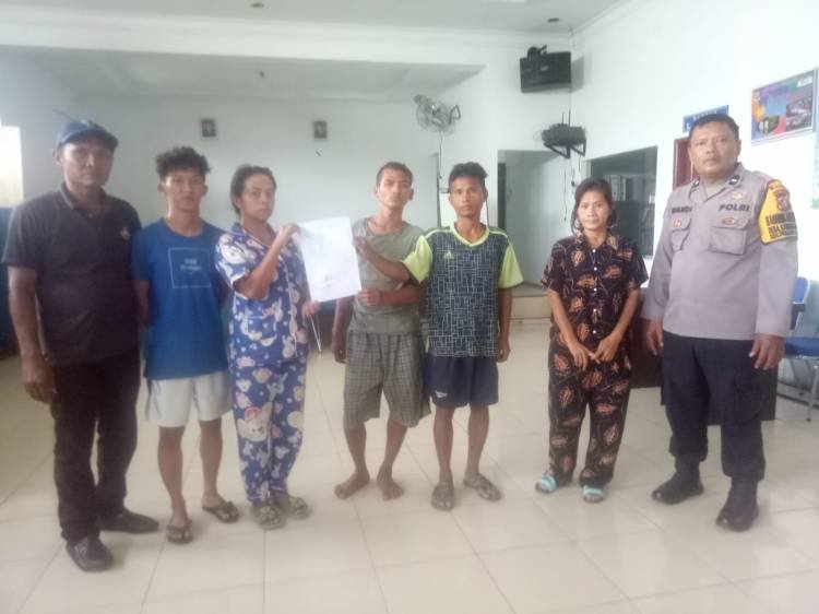 Personel Bhabinkamtibmas Polsek Percut Sei Tuan Lakukan RJ Kasus Pencurian HP