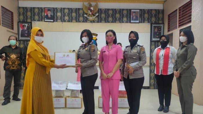 HUT ke-74 Polwan, Polres Tapteng Gelar Baksos dan Bakti Kesehatan