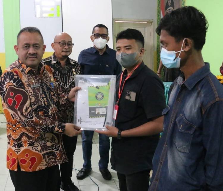 Dinas Perindustrian Kota Medan Adakan Pelatihan Pembuatan Paving Blok Bagi Masyarakat