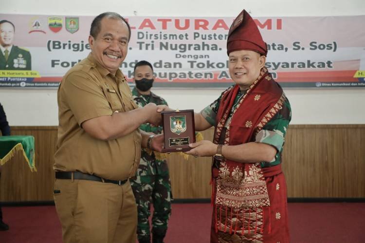 Wabup dan Forkopimda Kabupaten Asahan Terima Kunjungan Silaturrahmi Pusterad