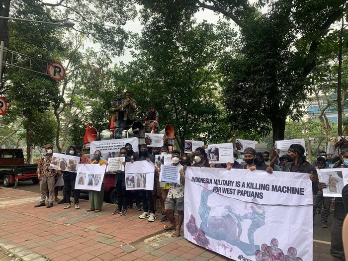 Mahasiswa Papua Demo di Komnas HAM Minta Usut Tuntas Mutilasi Mimika