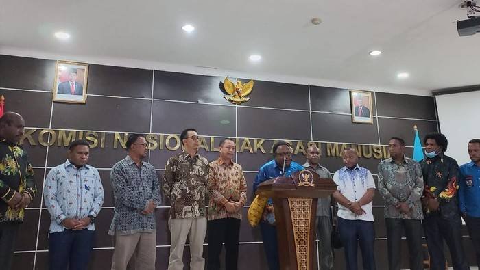 DPRP Temui Komnas HAM Minta Proses Hukum Kasus Mutilasi di Mimika Terbuka