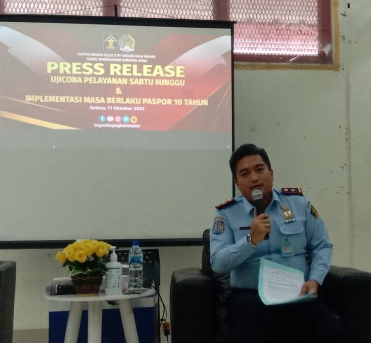 Mulai Hari Ini, Kanim TBA akan Terapkan Masa Berlaku Paspor 10 Tahun