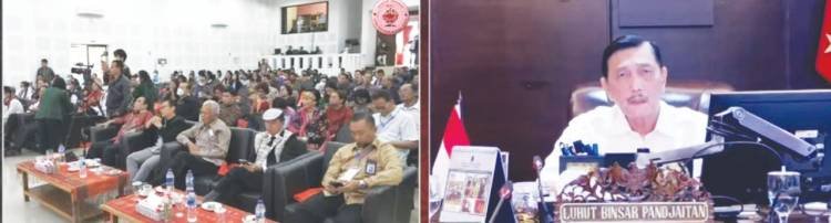 Luhut Panjaitan Buka Kongres I Budaya Batak Toba di Balige