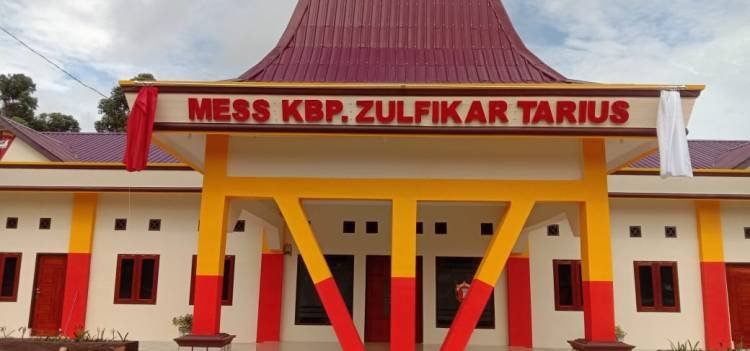 Gubernur Resmikan Mess KBP Zulfikar Tarius Tapsel