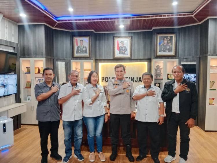 Kapolres Binjai AKBP Ferio Sano Ginting Dukung Perayaan Natal PWI Sumut
