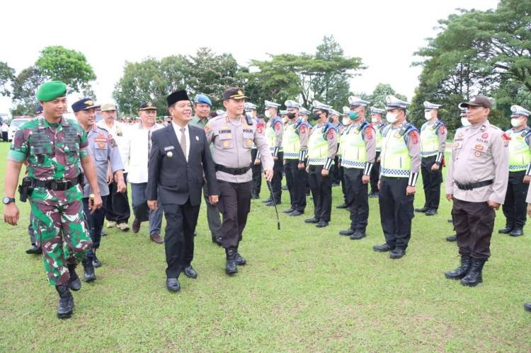 Polres Simalungun Kerahkan 1.000 Personel Polri/TNI untuk Operasi Lilin Toba 2022