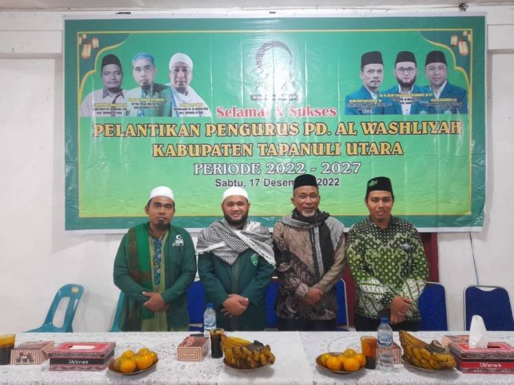 Dedi Lantik dan Kukuhkan Pengurus Daerah Al Washliyah Taput