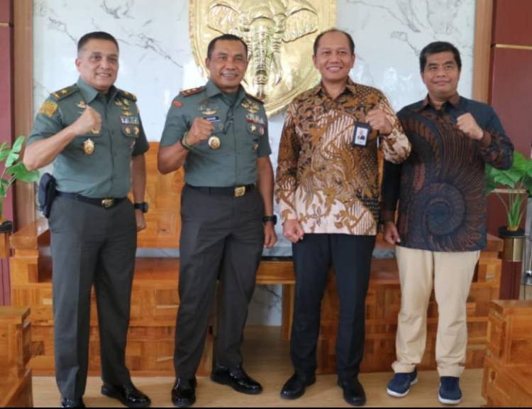 Koordinasi Pengamanan Sistem Elektrifikasi di Aceh, Jajaran Manajemen PLN Temui Pangdam IM