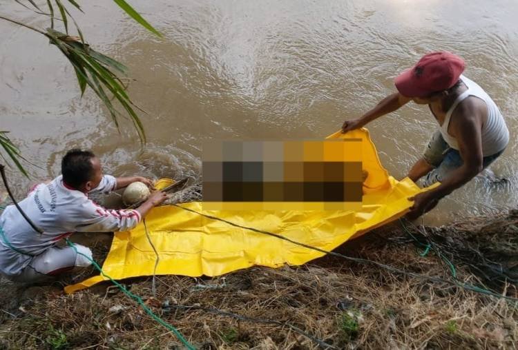 Sesosok Mayat Pria Tanpa Identitas Ditemukan Warga di Sungai Belawan