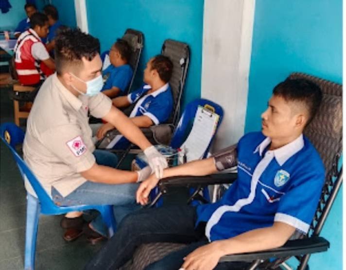 Sambut Perayaan Natal, GAMKI Labuhanbatu Berbagi Kasih dengan Donor Darah
