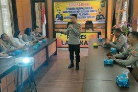 Polres Langkat Gelar Sosialisasi Standar Pelayanan Publik