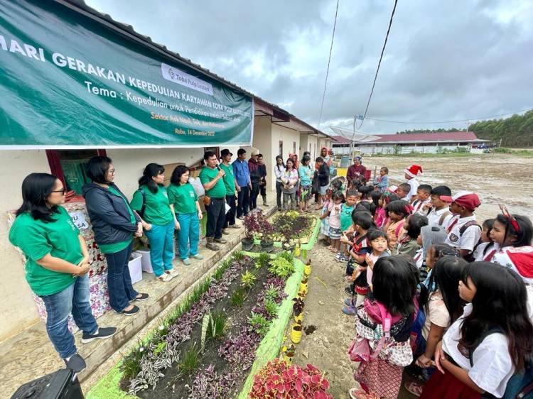 Karyawan TPL Galang Dana Bantu Sekolah Alam