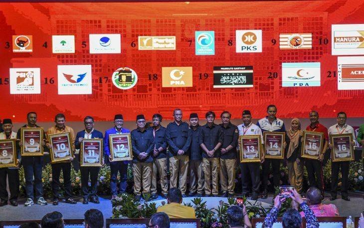 17 Parpol Ramaikan Pemilu 2024