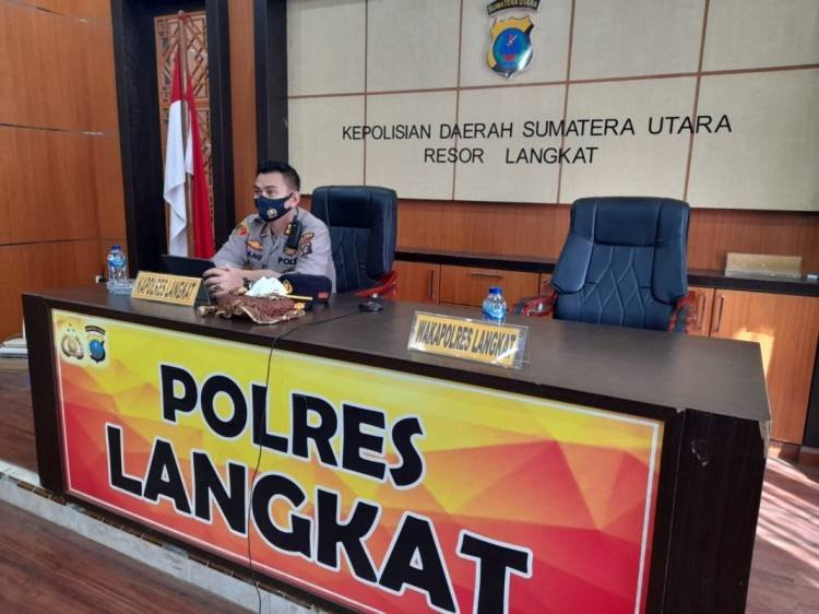 Kapolres dan Tomas Langkat Ajak Warga Tingkatkan Kewaspadaan dan Polmas