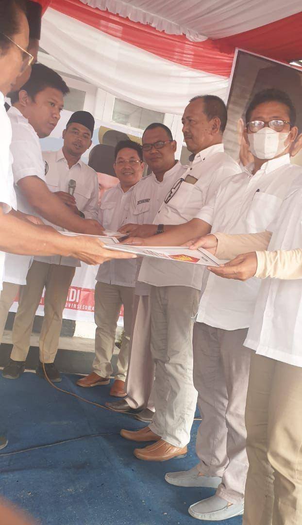 Gerindra Pematangsiantar Launching Pendaftaran Bacaleg 2024