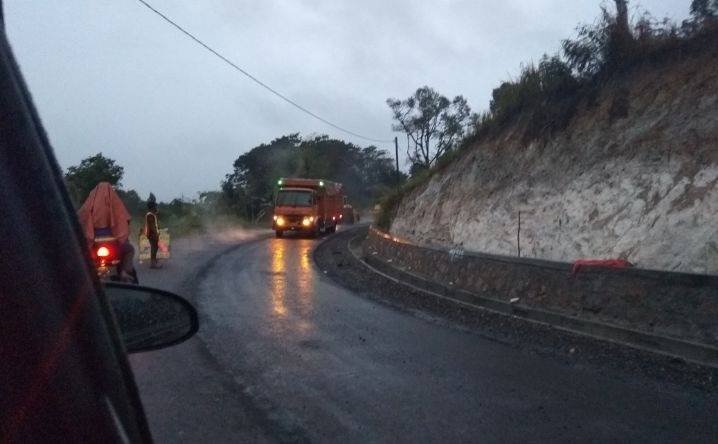 Lubang Tidak Pernah Hilang dari Jalan Sibolga-Tarutung