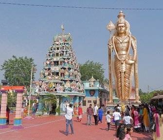 Patung Dewa Murugan di Langkat Tertinggi Kedua di Dunia