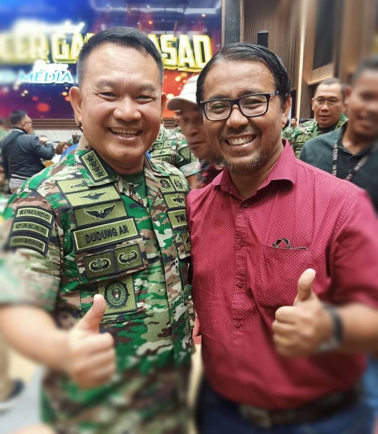 Jenderal Dudung : Meningkatnya Kepercayaan Terhadap TNI AD Tidak Terlepas dari Media Massa