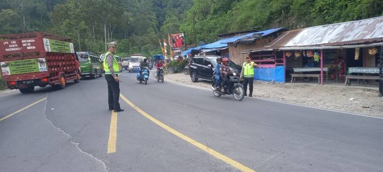 Operasi Lilin Toba Selesai, Polres Dairi Gelar KRYD Demi Kenyamanan Pemudik