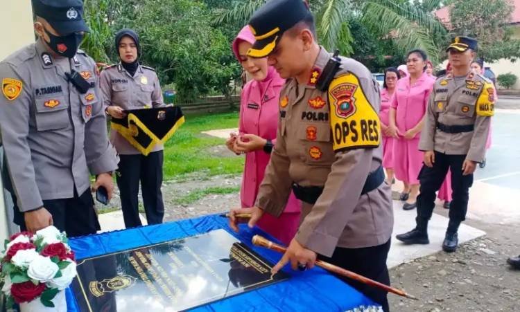 Kapolres Resmikan Gedung Serbaguna Bhara Daksa Mapolres Langkat