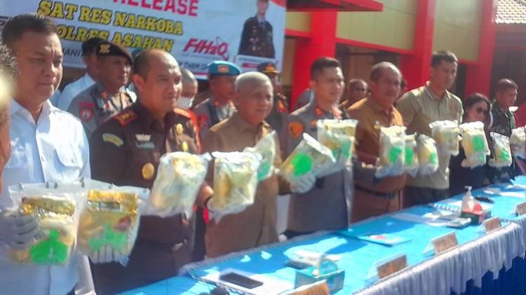 Polres Asahan Ungkap Sindikat Peredaran Narkotika, 50 Kg Sabu Diamankan