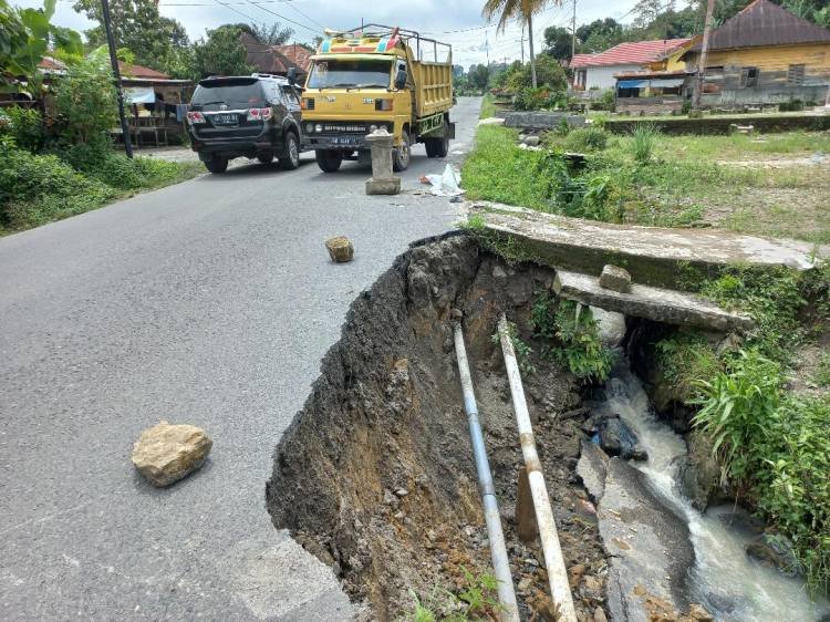 Longsor di Siborna Simalungun Segera Diperbaiki