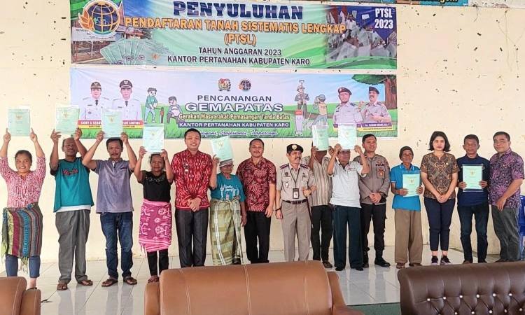 Hindari Sengketa, Kantor Pertanahan Karo Pasang Ratusan Patok Tanah