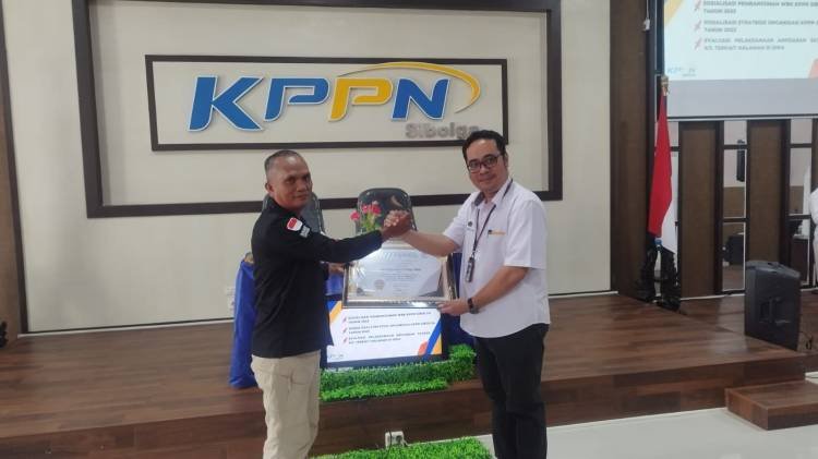 Imigrasi Raih Penghargaan Terbaik I IKPA dari KPPN Sibolga