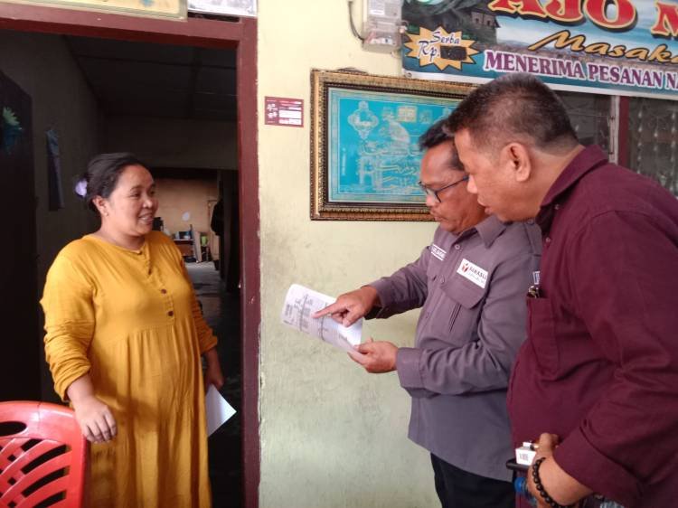 Bawaslu Sumut Monitoring Pengawasan Coklit di Panei Tongah