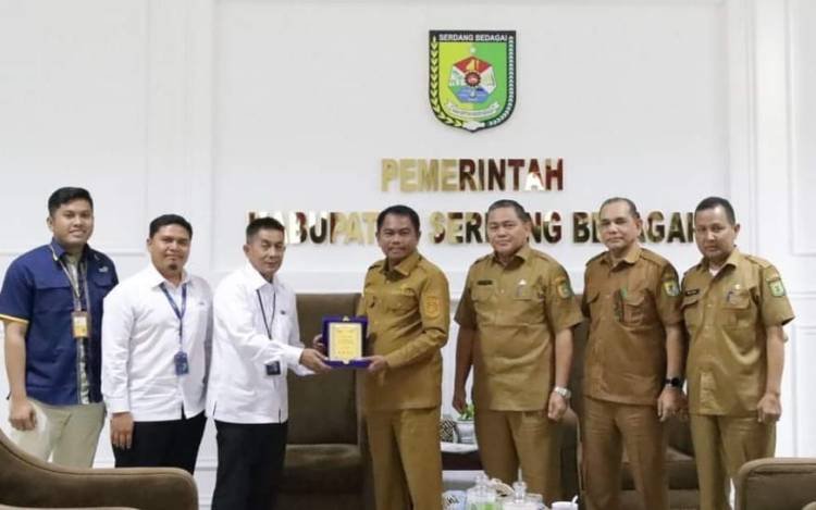 Bupati Sergai Terima Kunjungan PT Taspen Mandiri